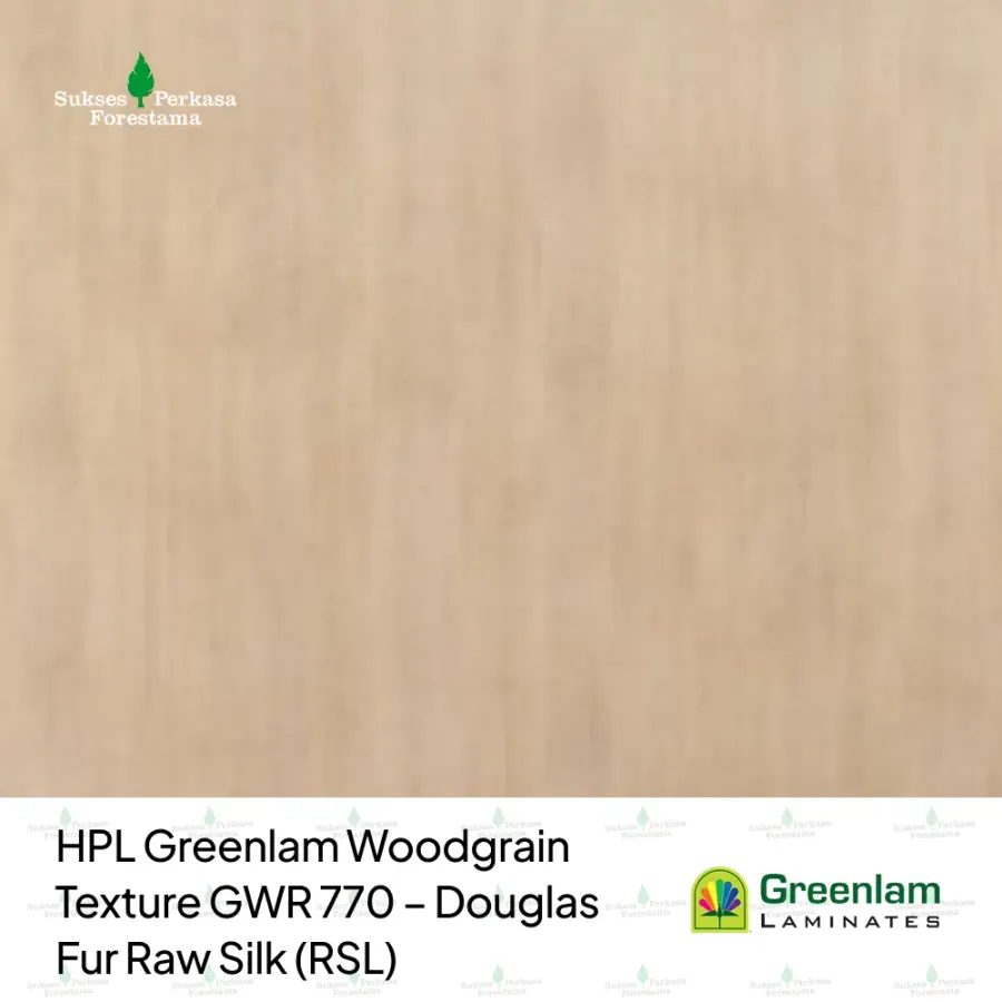 HPL Greenlam Woodgrain Texture GWR 770 – Douglas Fur Raw Silk (RSL)