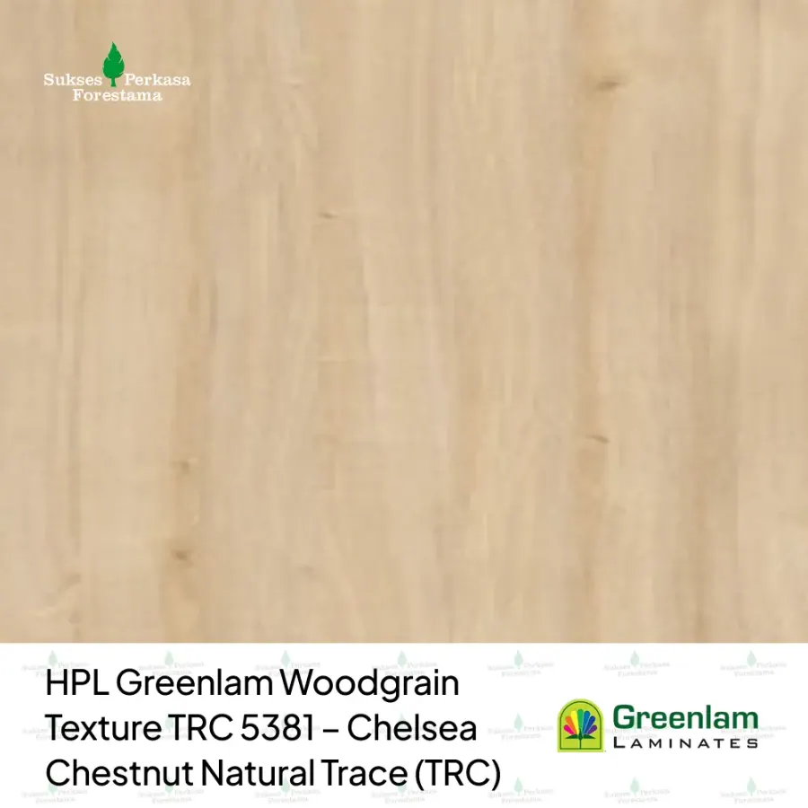 HPL Greenlam Woodgrain Texture TRC 5381 – Chelsea Chestnut Natural Trace (TRC)