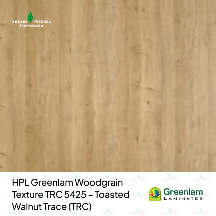 HPL Greenlam Woodgrain Texture TRC 5425 – Toasted Walnut Trace (TRC)