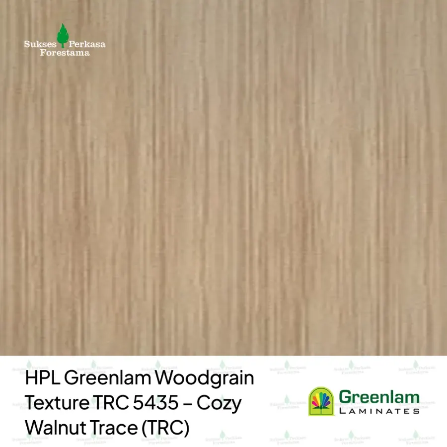 HPL Greenlam Woodgrain Texture TRC 5435 – Cozy Walnut Trace (TRC)