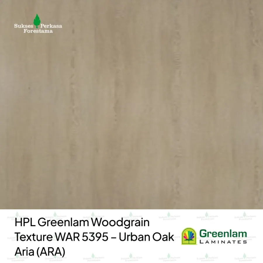 HPL Greenlam Woodgrain Texture WAR 5395 – Urban Oak Aria (ARA)