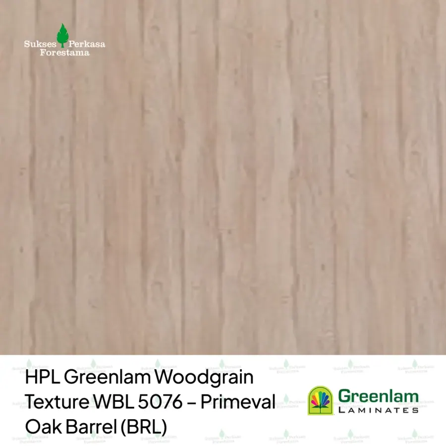 HPL Greenlam Woodgrain Texture WBL 5076 – Primeval Oak Barrel (BRL)