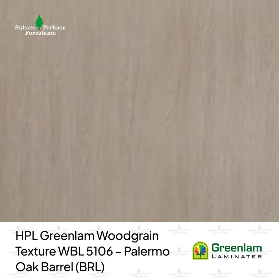 HPL Greenlam Woodgrain Texture WBL 5106 – Palermo Oak Barrel (BRL)