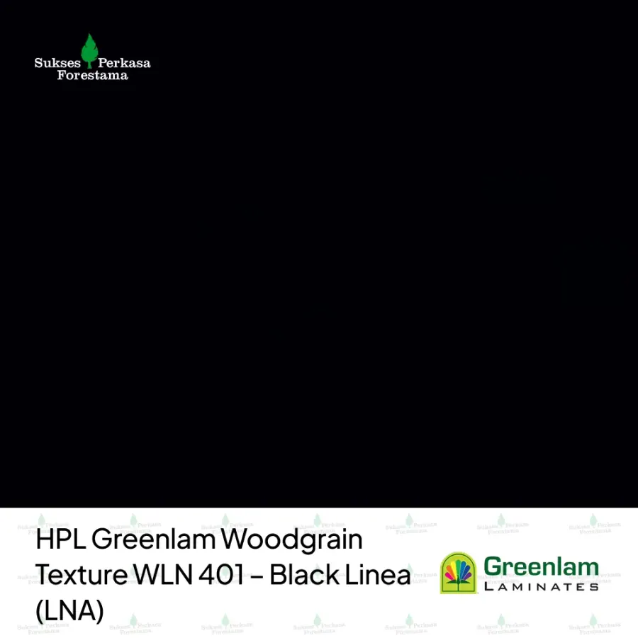 HPL Greenlam Woodgrain Texture WLN 401 – Black Linea (LNA)