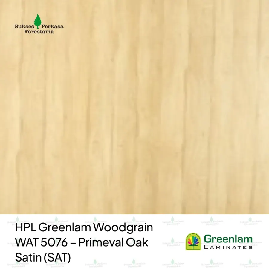 HPL Greenlam Woodgrain WAT 5076 – Primeval Oak Satin (SAT)