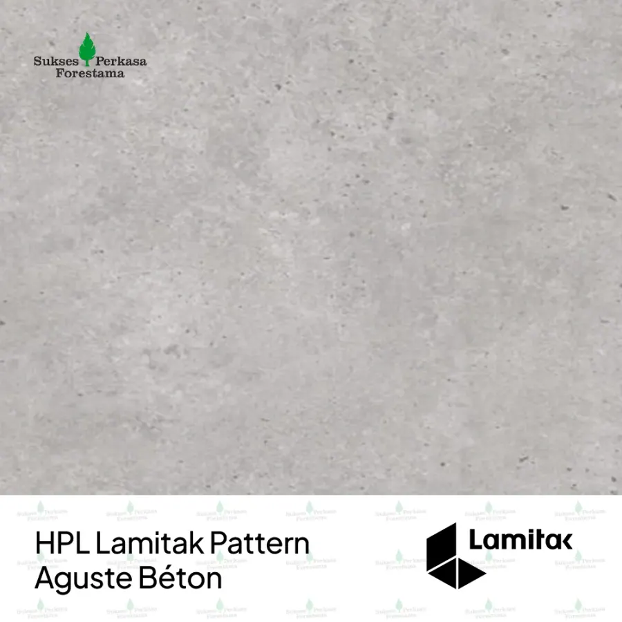 HPL Lamitak Pattern Aguste Béton
