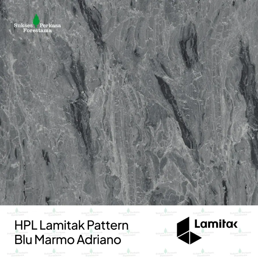 HPL Lamitak Pattern Blu Marmo Adriano