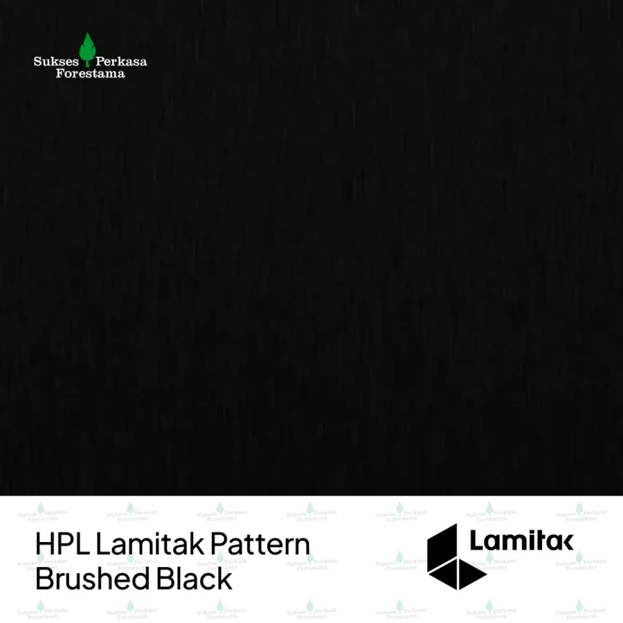 HPL Lamitak Pattern Brushed Black