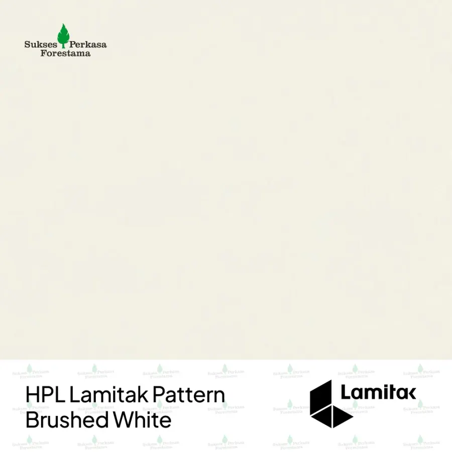 HPL Lamitak Pattern Brushed White