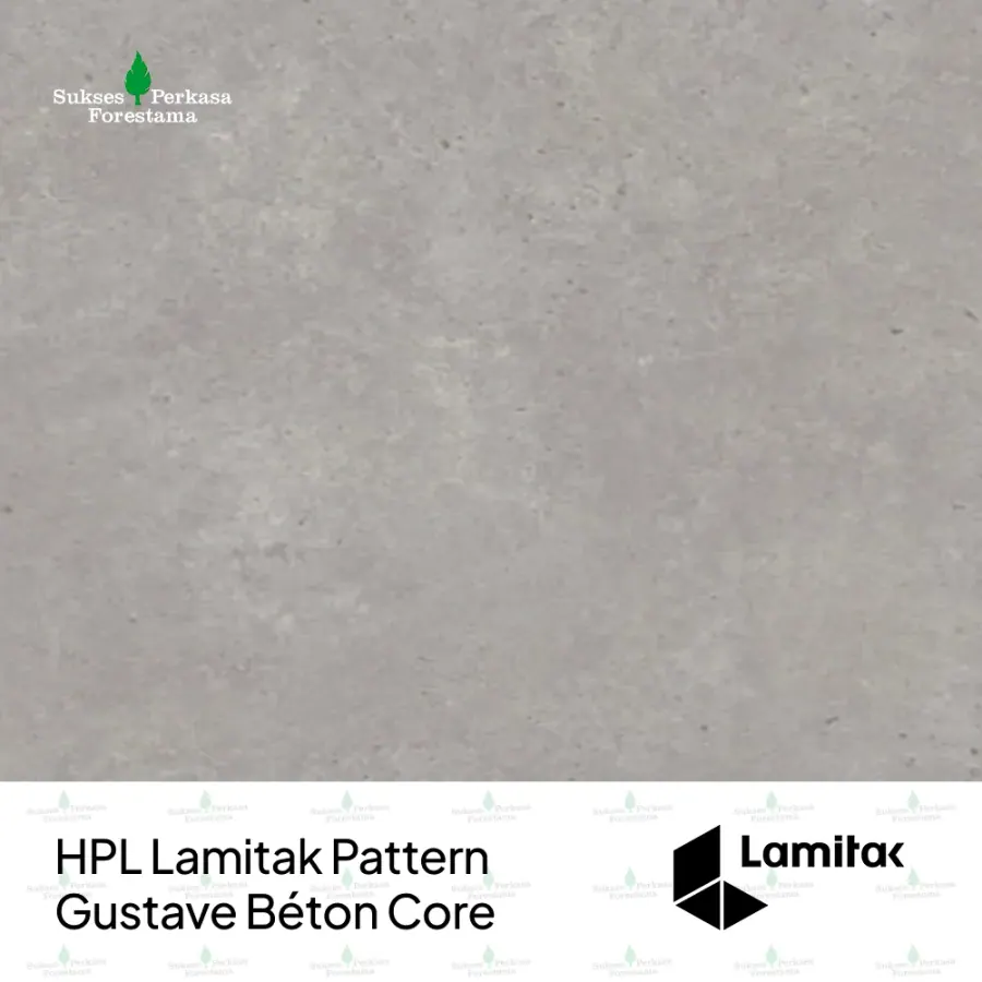 HPL Lamitak Pattern Gustave Béton Core