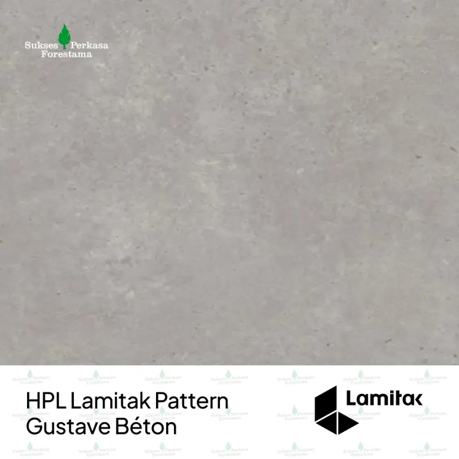 HPL Lamitak Pattern Gustave Béton