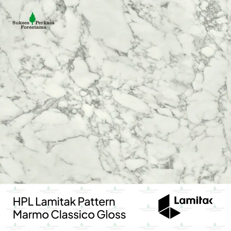 HPL Lamitak Pattern Marmo Classico Gloss