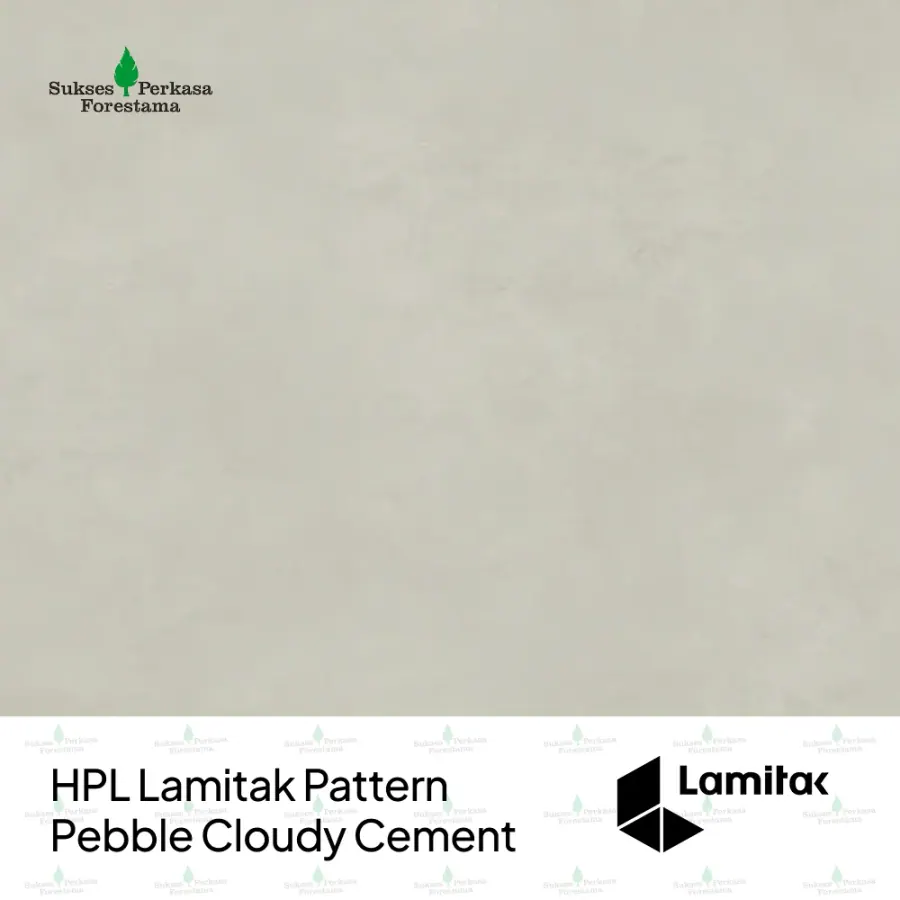 HPL Lamitak Pattern Pebble Cloudy Cement