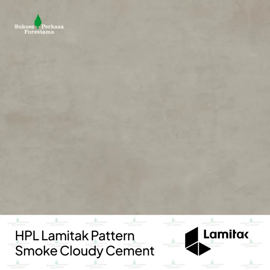 HPL Lamitak Pattern Smoke Cloudy Cement