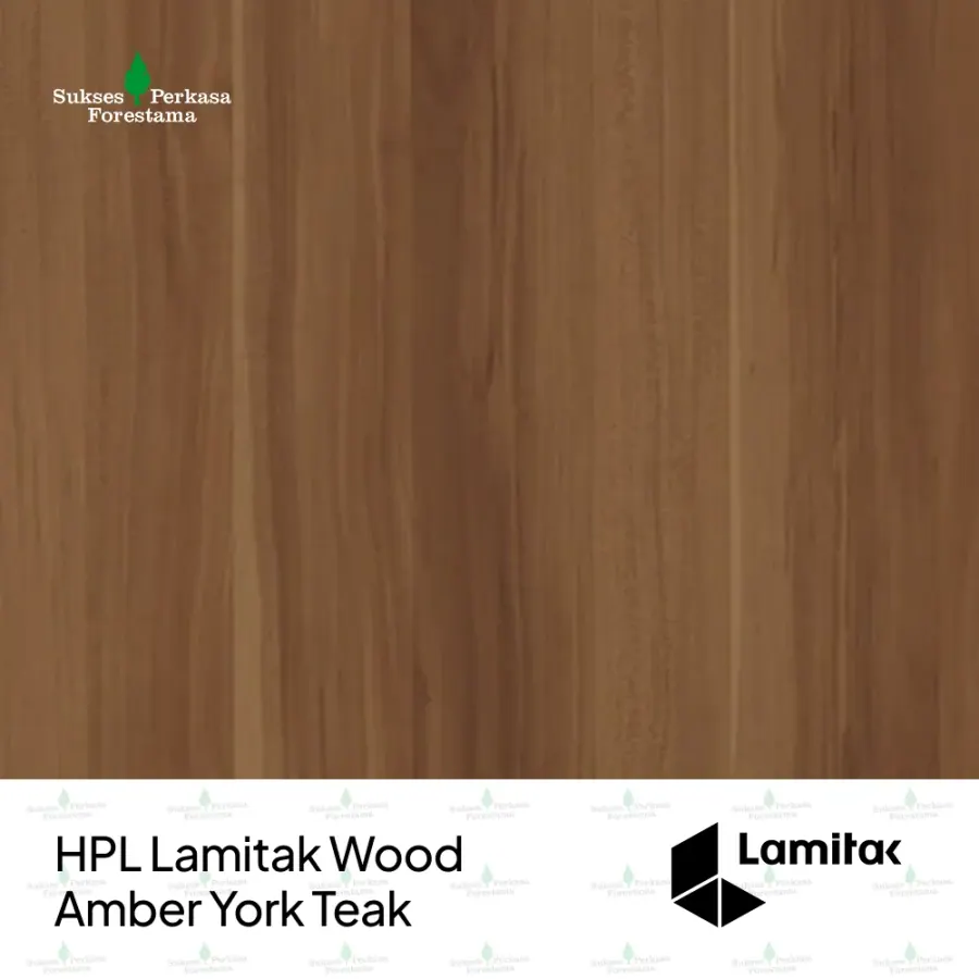 HPL Lamitak Wood Amber York Teak