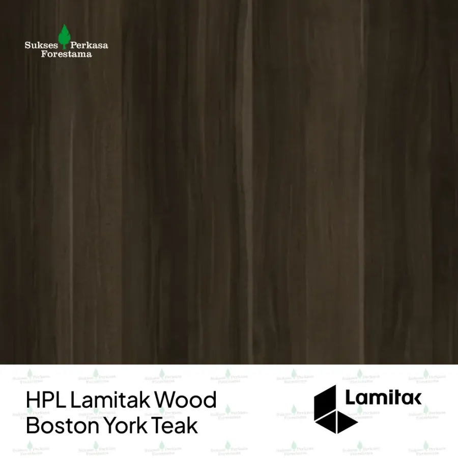 HPL Lamitak Wood Boston York Teak