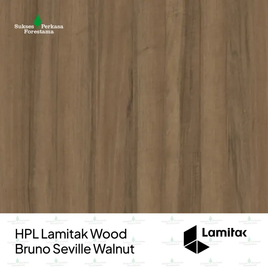 HPL Lamitak Wood Bruno Seville Walnut