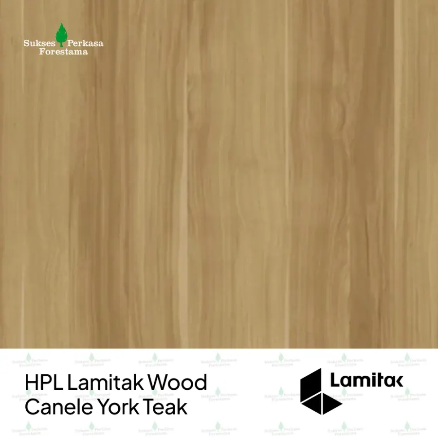 HPL Lamitak Wood Canele York Teak