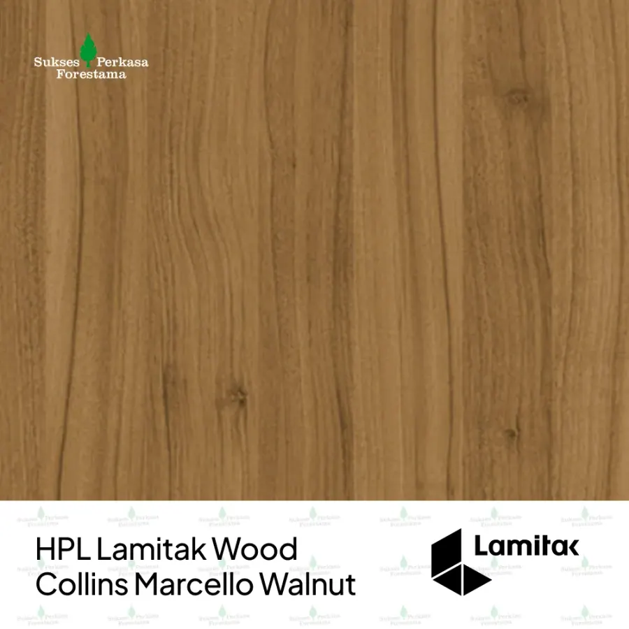 HPL Lamitak Wood Collins Marcello Walnut