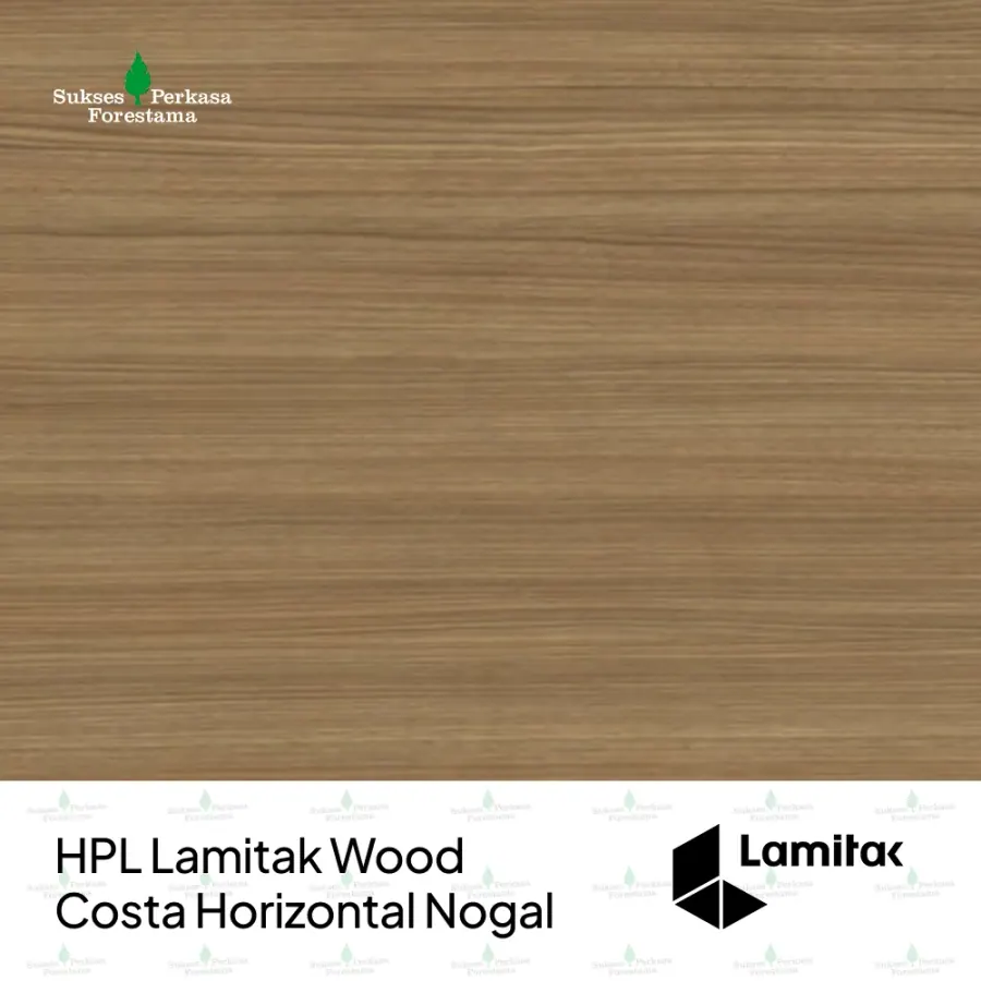 HPL Lamitak Wood Costa Horizontal Nogal