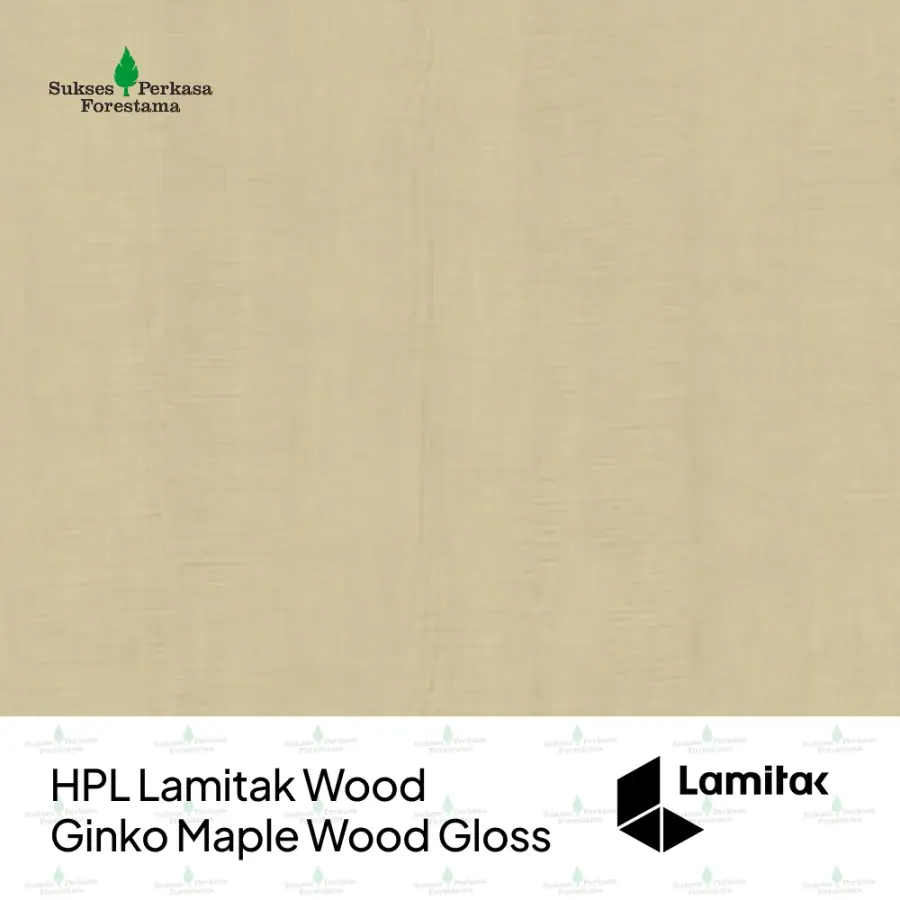 HPL Lamitak Wood Ginko Maple Wood Gloss