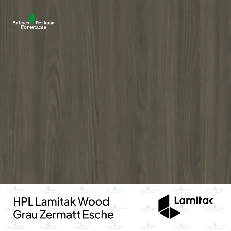 HPL Lamitak Wood Grau Zermatt Esche