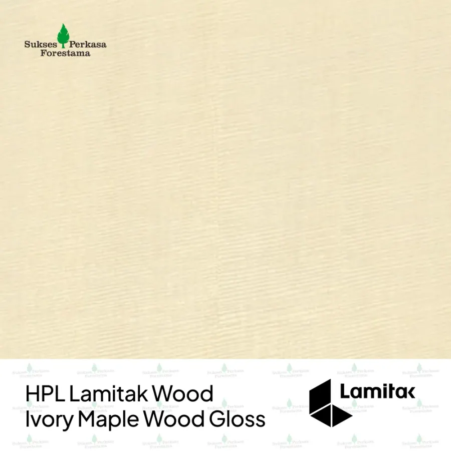 HPL Lamitak Wood Ivory Maple Wood Gloss