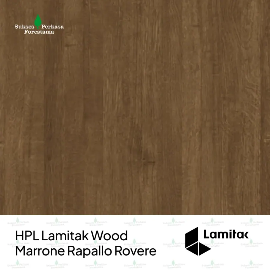 HPL Lamitak Wood Marrone Rapallo Rovere