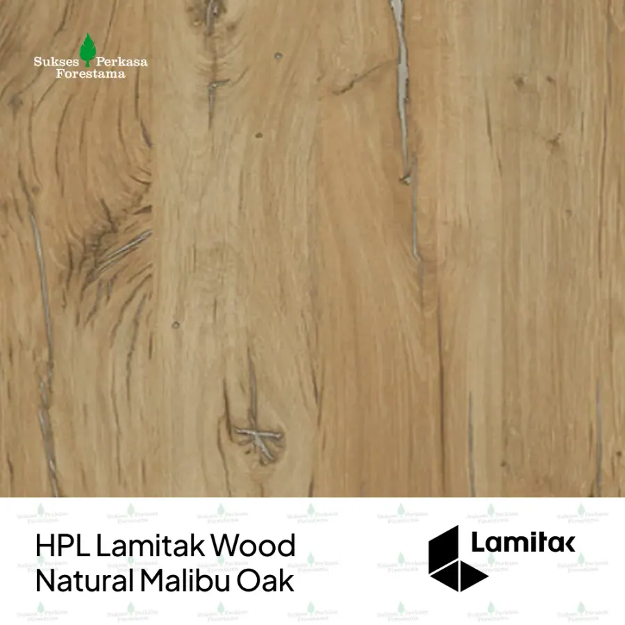 HPL Lamitak Wood Natural Malibu Oak