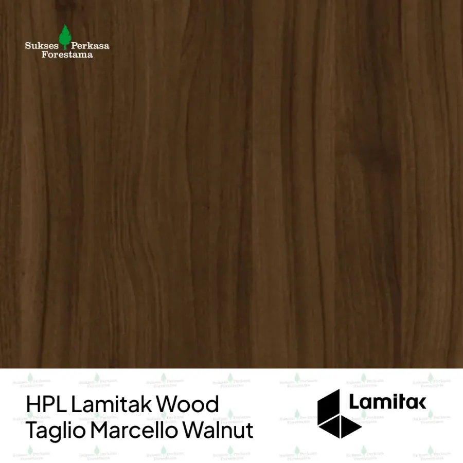HPL Lamitak Wood Taglio Marcello Walnut