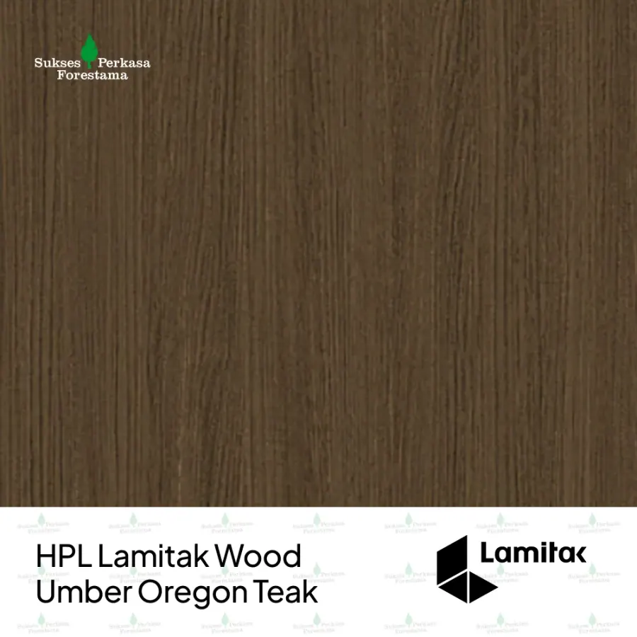 HPL Lamitak Wood Umber Oregon Teak