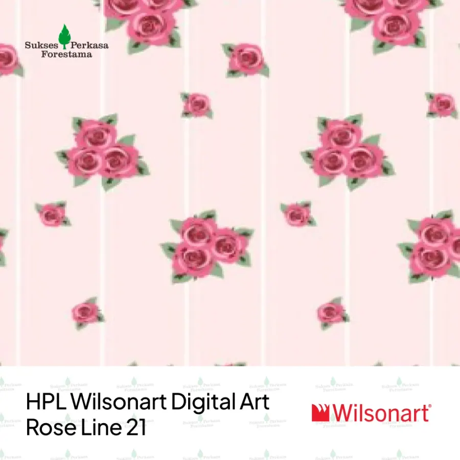 HPL Wilsonart Digital Art – Rose Line 21