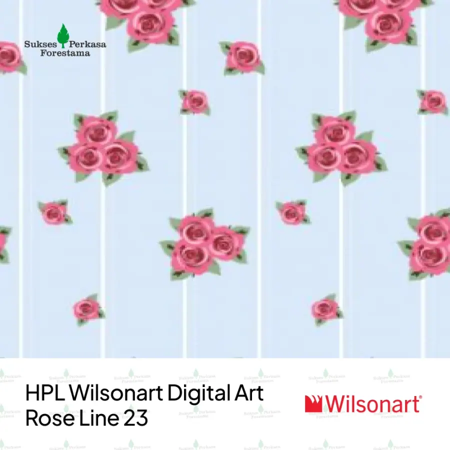 HPL Wilsonart Digital Art – Rose Line 23
