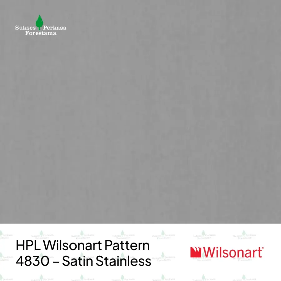 HPL Wilsonart Pattern 4830 – Satin Stainless