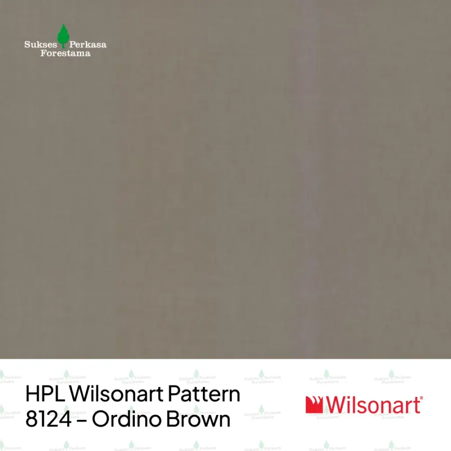HPL Wilsonart Pattern 8124 – Ordino Brown