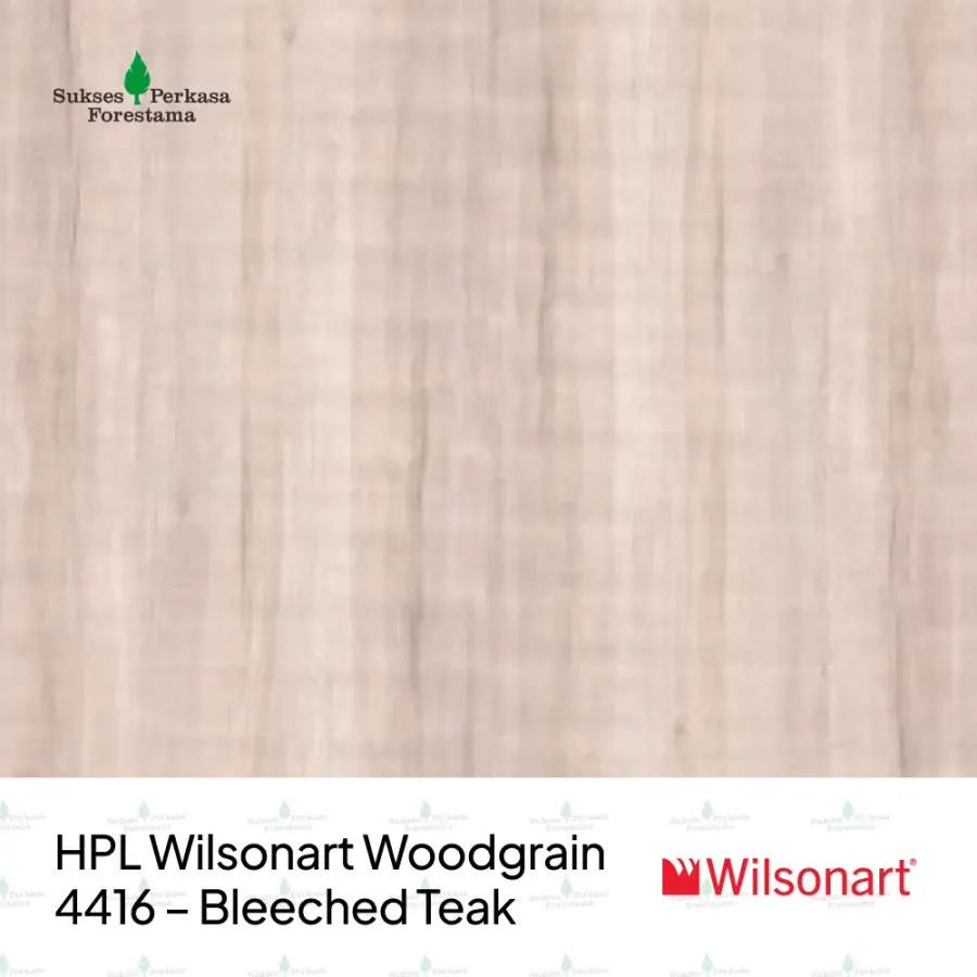 HPL Wilsonart Woodgrain 4416 – Bleeched Teak