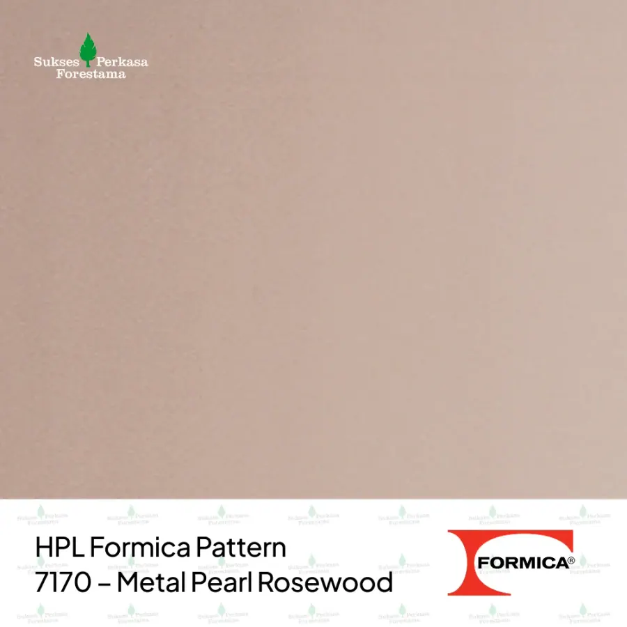 HPL Formica Pattern 7170 – Metal Pearl Rosewood