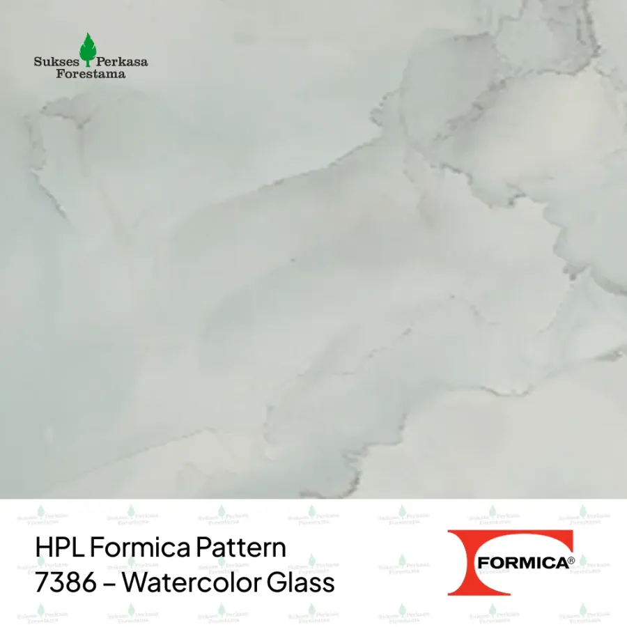 HPL Formica Pattern 7386 – Watercolor Glass