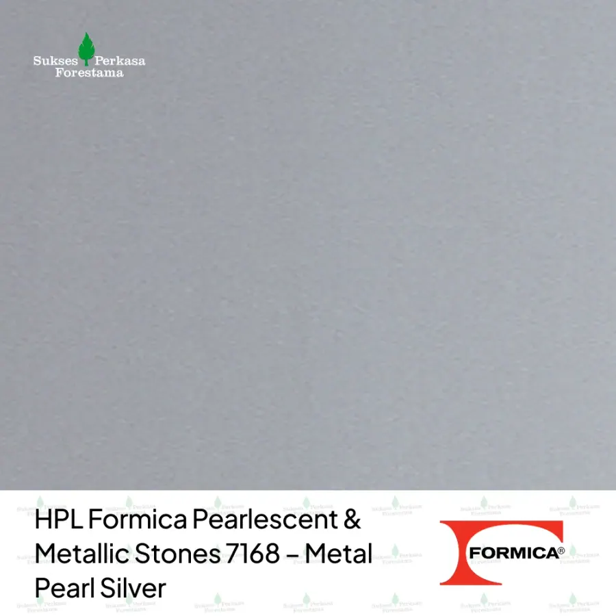 HPL Formica Pearlescent & Metallic Stones 7168 – Metal Pearl Silver