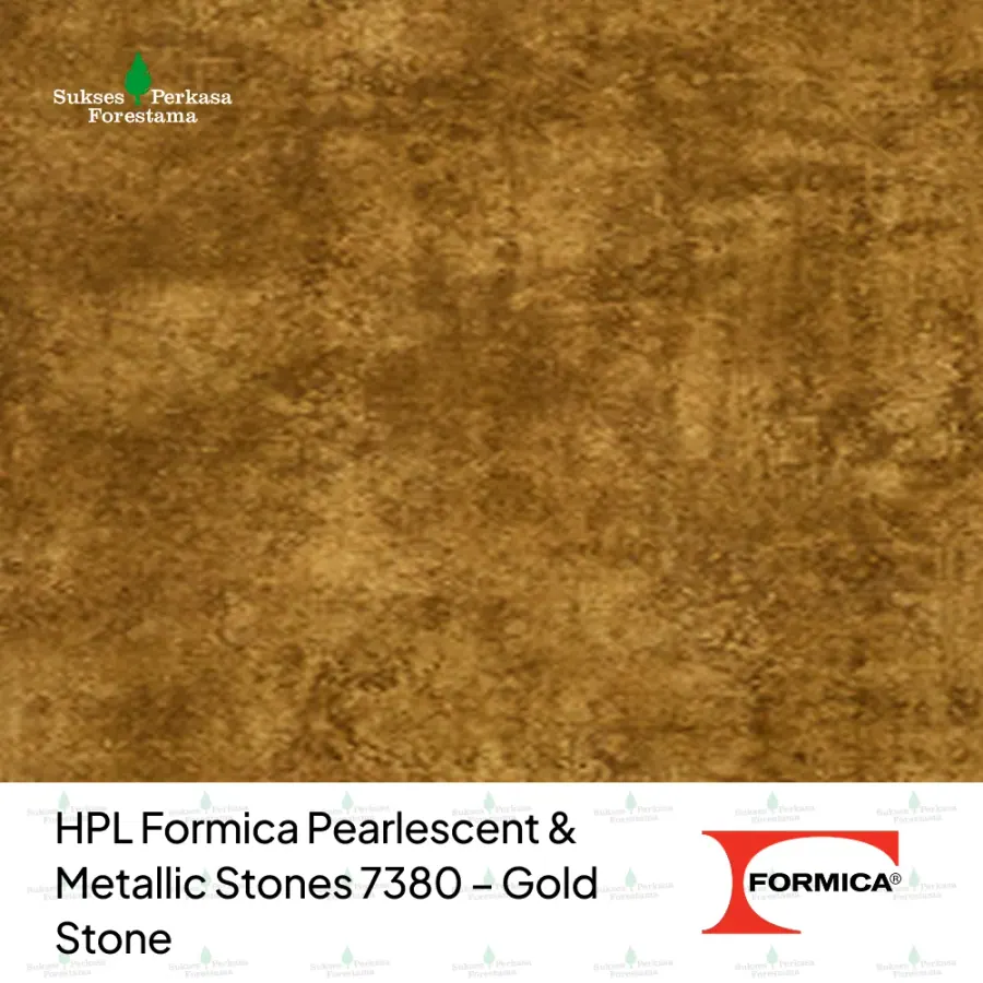 HPL Formica Pearlescent & Metallic Stones 7380 – Gold Stone