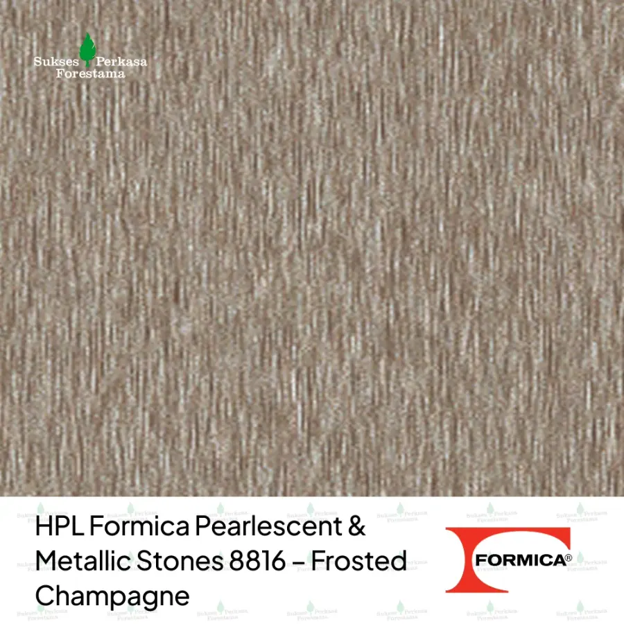HPL Formica Pearlescent & Metallic Stones 8816 – Frosted Champagne