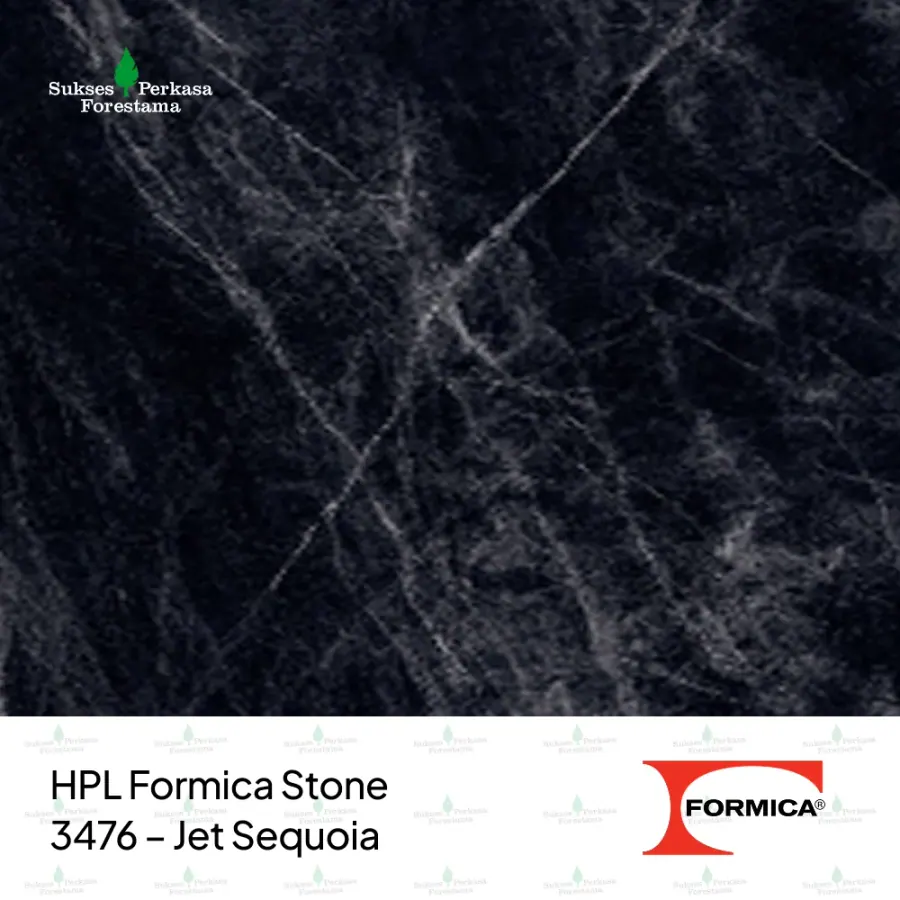 HPL Formica Stone 3476 – Jet Sequoia