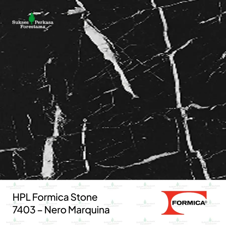 HPL Formica Stone 7403 – Nero Marquina