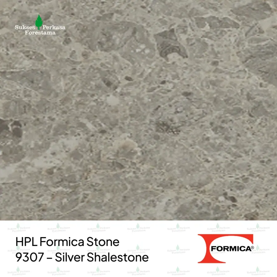 HPL Formica Stone 9307 – Silver Shalestone