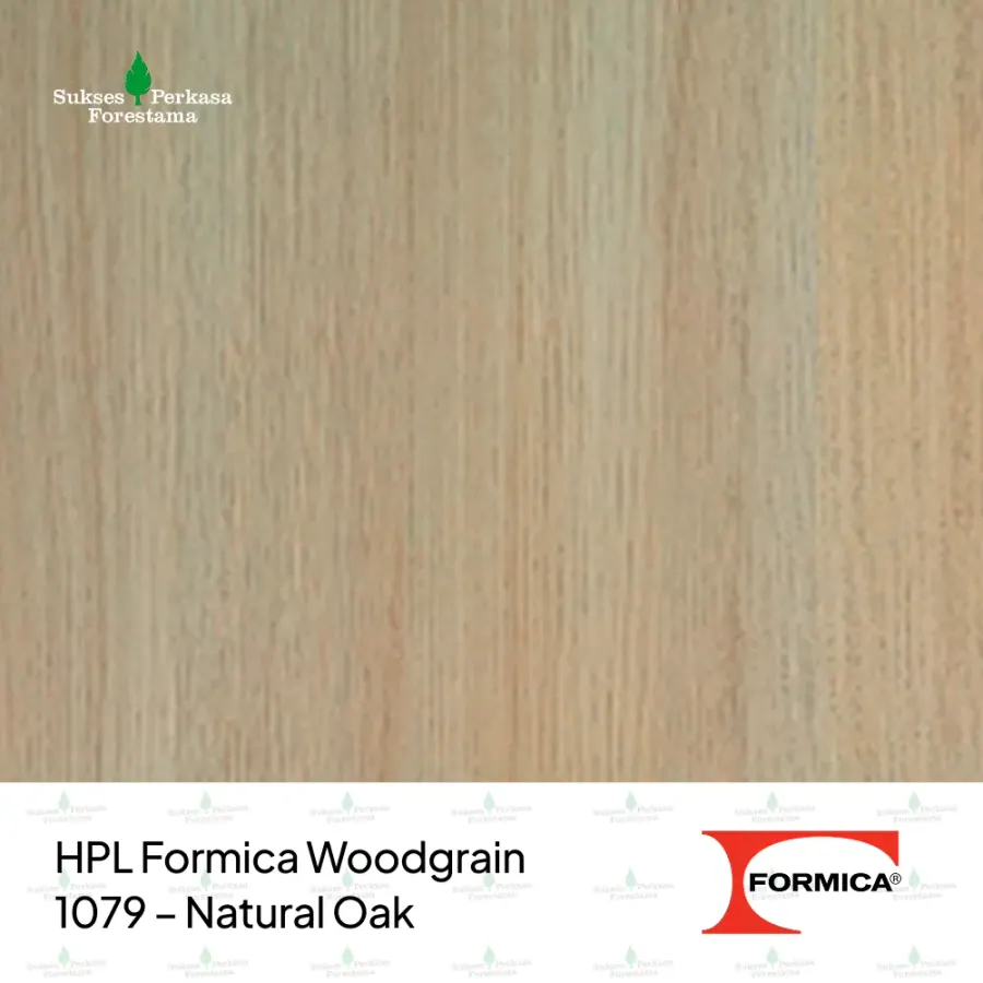 HPL Formica Woodgrain 1079 – Natural Oak