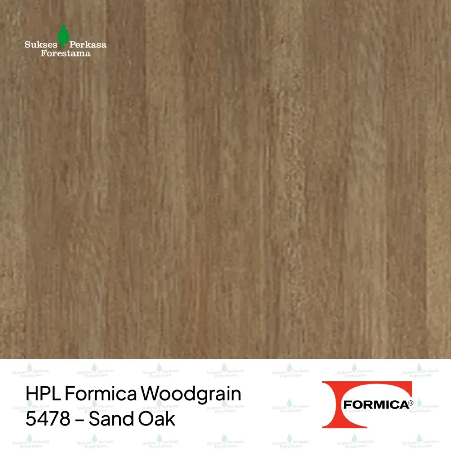 HPL Formica Woodgrain 5478 – Sand Oak