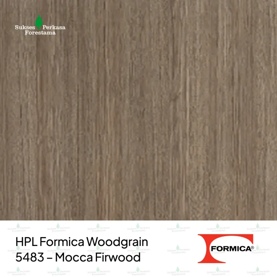 HPL Formica Woodgrain 5483 – Mocca Firwood
