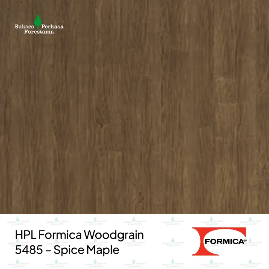 HPL Formica Woodgrain 5485 – Spice Maple