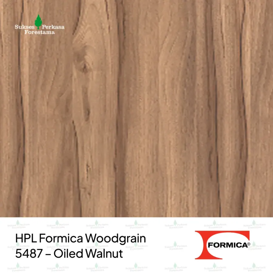 HPL Formica Woodgrain 5487 – Oiled Walnut