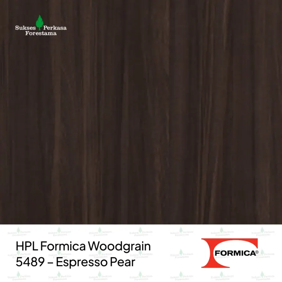 HPL Formica Woodgrain 5489 – Espresso Pear